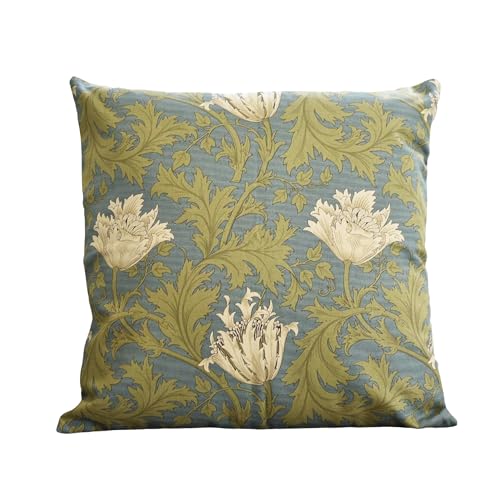 ウィリアムモリス クッションカバー CHRYSANTHEMUM MINOR ウィリアムモリス 】クッションカバー 45×45㎝ ブルー系 モリス